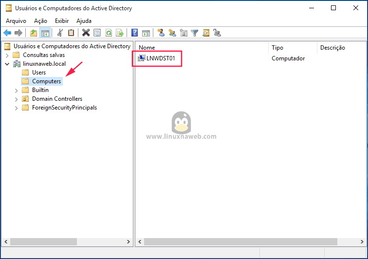 Administrando Samba4 com RSAT