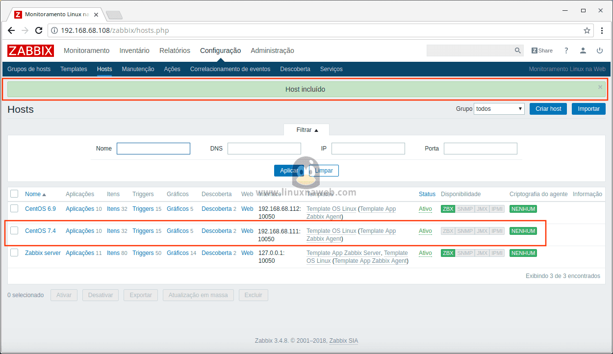 Ingressando CentOS 7 no Domínio