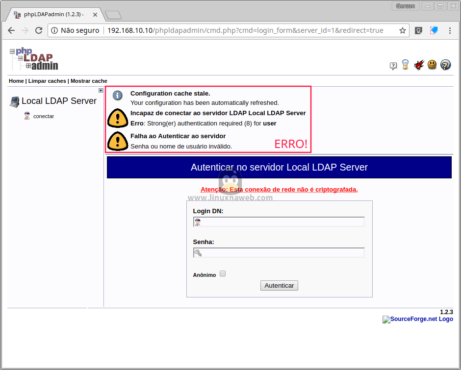 Instalar phpldapadmin no CentOS