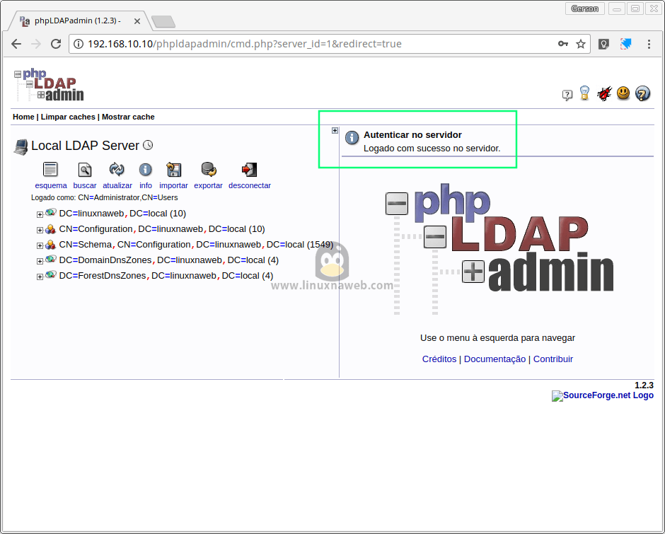 Instalar phpldapadmin no CentOS