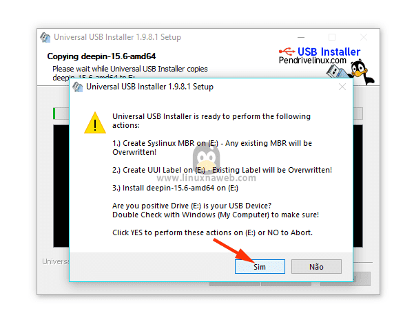 Usb universall installer